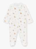 Off white BABYGROW LOTUS / 24H0NM12GRE001