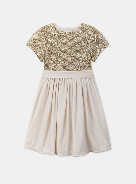 Ivory DRESS LEINETTE / 24H2PFT2ROB005