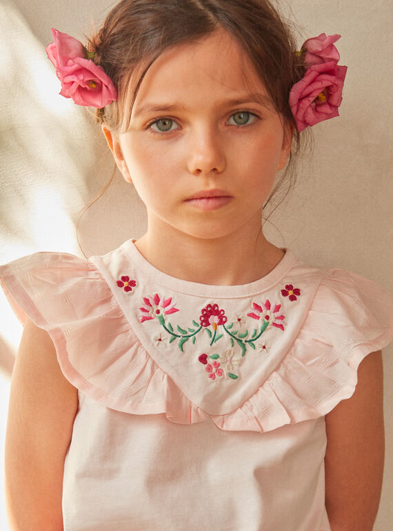 Pink TEE SHIRT SS KLETETTE / 24E2PFO2TMCD319