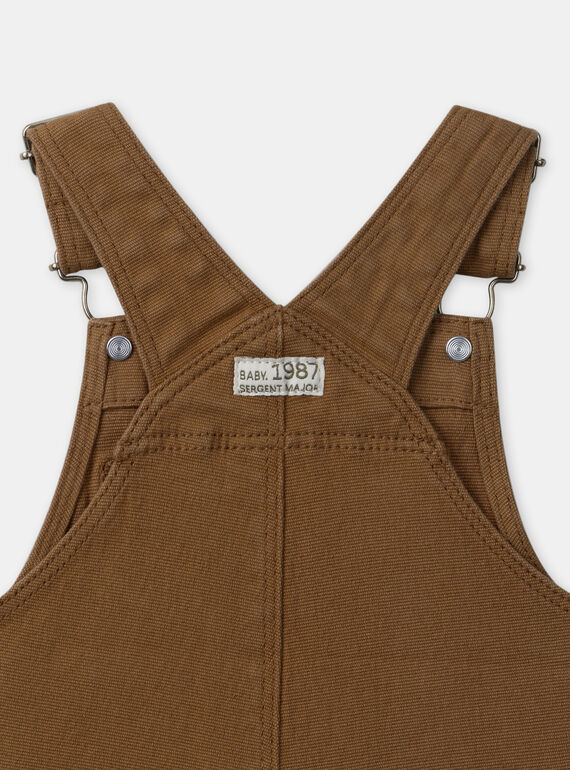 Brown SHORT DUNGAREES MAOMAR / 25E1BGO1SAC802