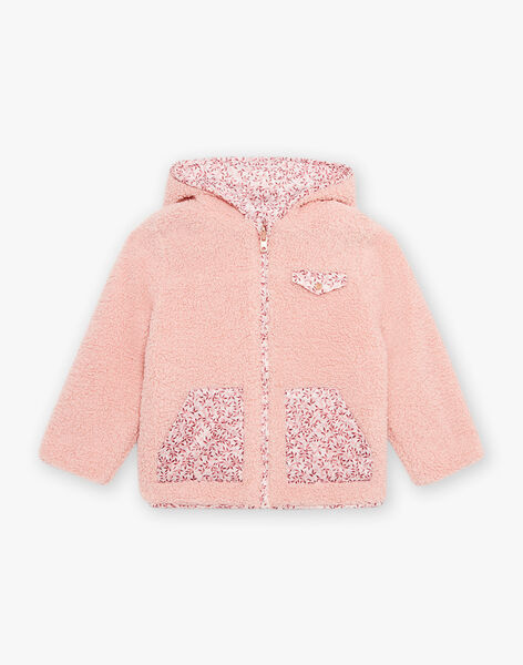 Reversible jacket with pink hood DRIPOETTE 1 / 22H2PFV3CAPD329