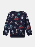 Navy SWEAT SHIRT LEDONTAGE / 24H3PGT1SWEC205