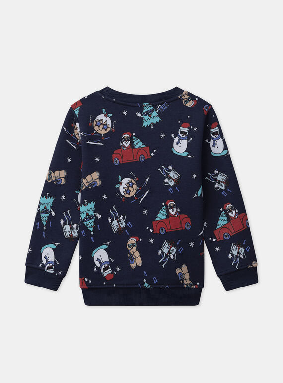 Navy SWEAT SHIRT LEDONTAGE / 24H3PGT1SWEC205