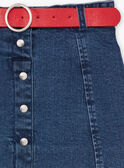 Baby Girl Short Denim Skirt BABETTE / 21H2PF11JUPP269