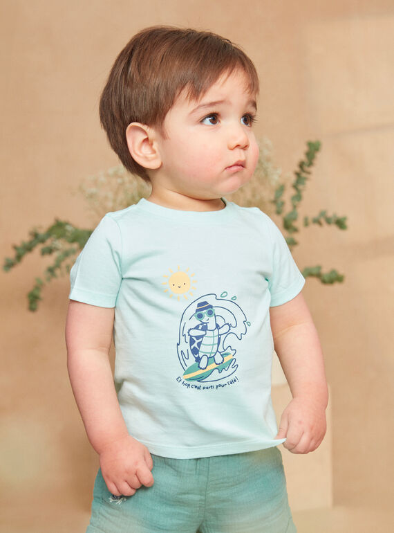 Pale turquoise TEE SHIRT KAVIRGIL / 24E1BGR1TEE203