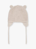 Knitted walnut bonnet GOPAL / 23H0AML1CHAI812