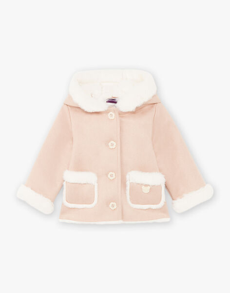 Baby Girl's Beige Faux Fur Coat BININON / 21H1BFC1MAN080