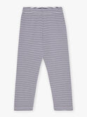 Blue pyjama set in tubique with stripes print KUICHAGE / 24E5PG54PYJC244