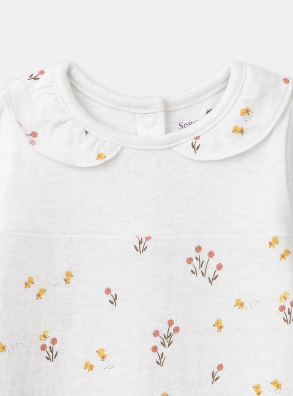 Heathered off white BABYGROW LEADELYS / 24H5BF32GRE006