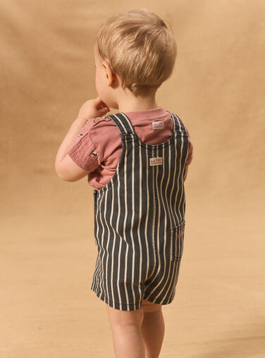 Grey SHORT DUNGAREES Grey SHORT DUNGAREES MAYVES / 25E1BGR1SACJ916