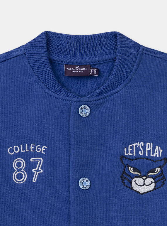 Blue KIDS CARDIGAN METEDAGE / 25E3PG81GILC209