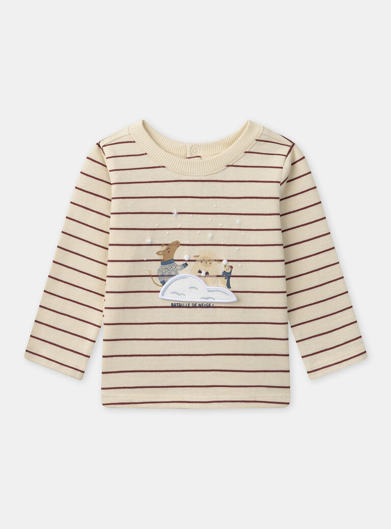 off white TEE SHIRT LS NASAMY / 25H1BGX2TML632