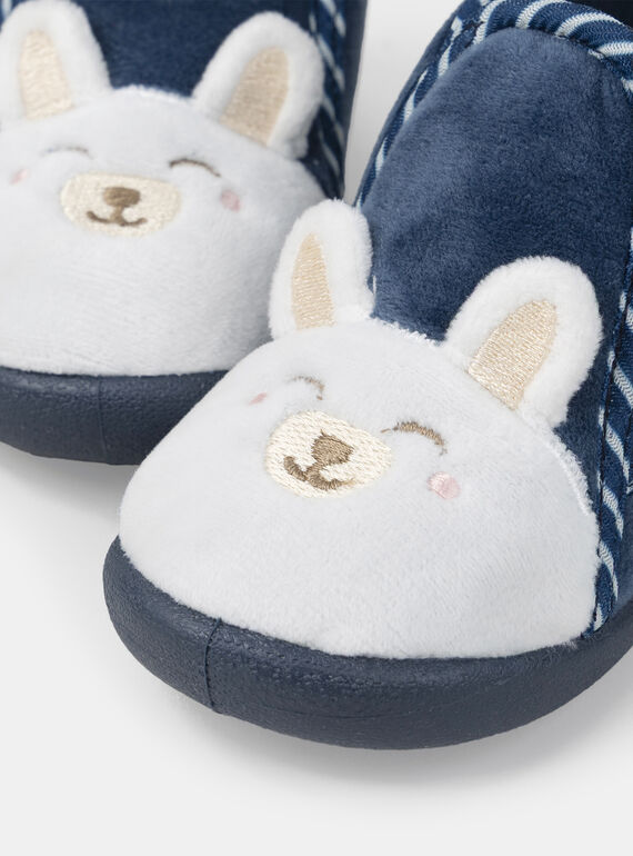 Navy SLIPPERS NEANTOINE / 25F10BG31CHP070