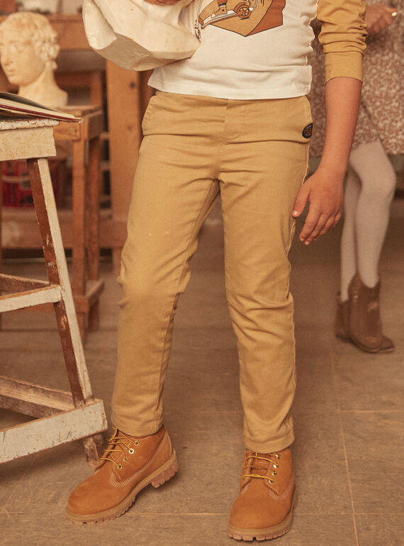 Light beige PANTS LICHINAGE / 24H3PGK1PAN808