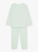 Pistachio green pajama set with mermaid motif KUIZETTE 2 / 24E5PF72PYT610