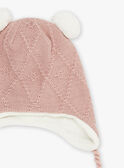 Pink hat in cable knit GRAPOETTE / 23H4PF52BOND318
