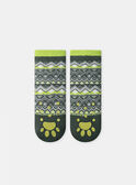 Green ANTI-SKID SOCKS NRASKIAGE / 25H4PGV1SOAG608