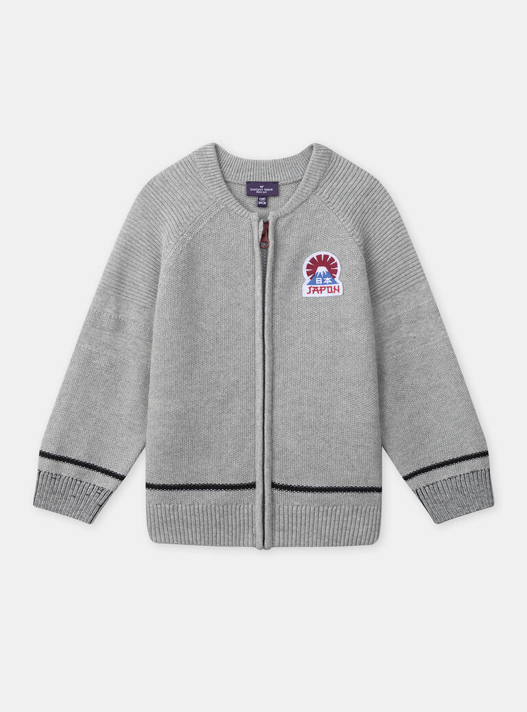 Heather grey KIDS CARDIGAN NOCOTAGE / 25H3PGP2GIL943
