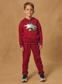 Dark red SWEAT SHIRT NMESKAGE / 25H3PGI1SWE504