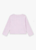 Lilac knitted cardigan LAAGLAE / 24H1BFI1CARH705