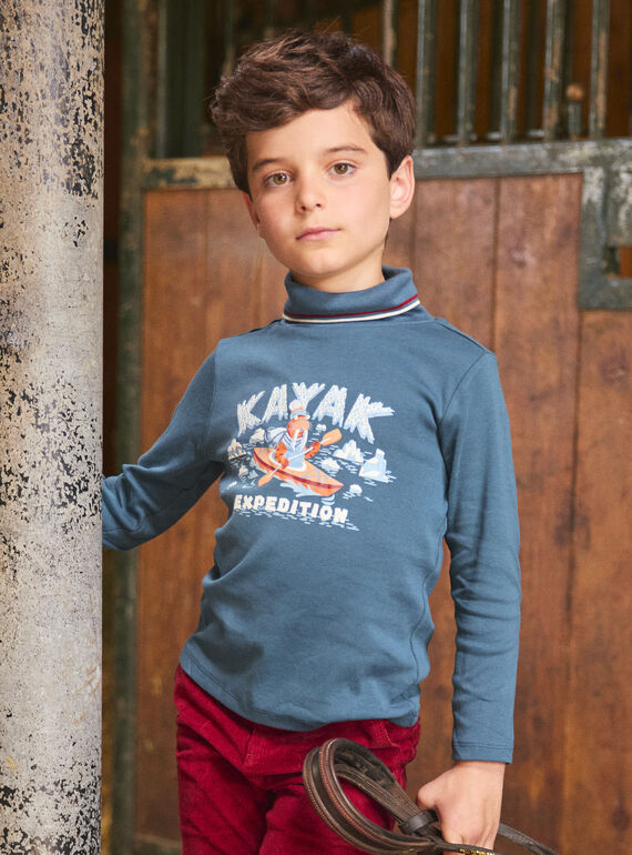 Navy TURTLE NECK LAROULAGE / 24H3PGR2SPL714