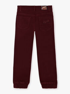 Boy's red pants BEXOTAGE / 21H3PG91PANF511