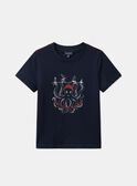 Navy TEE SHIRT SS MONORAGE / 25E3PGJ3TMC070