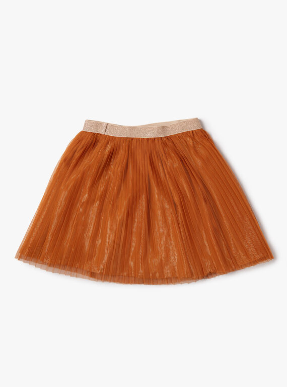Light brown SKIRT VOULOETTE / 20H2PFY1JUP804