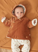Caramel corduroy birth jacket GOLVIN / 23H0CMB1VES420