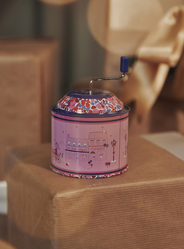 Pink music wheel with Paris design SMATI0037PARIS / 23J7GM72BAM099