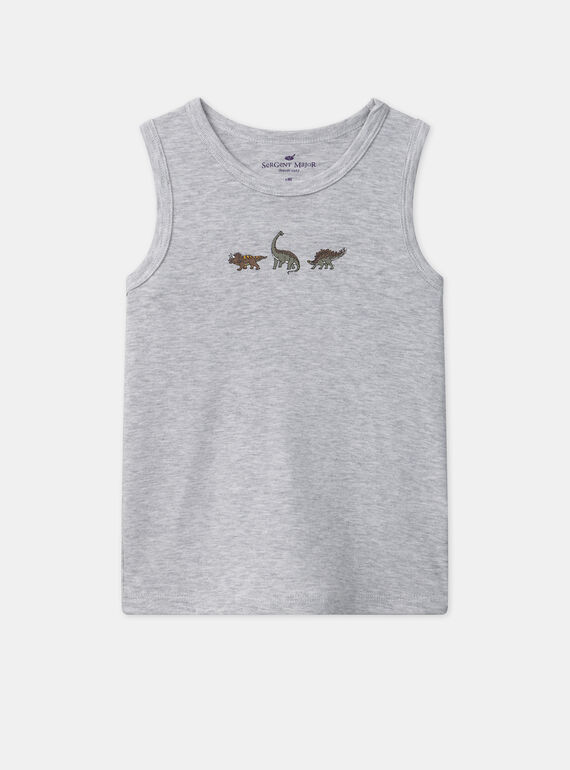 Heather grey UNDERWEAR TOP MLIBARDAGE / 25E5PG41HLI943