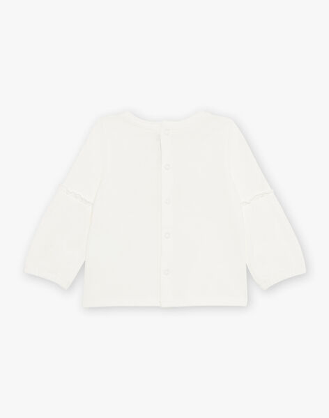 Ecru long sleeve t-shirt DARACHEL / 22H1BFY1TEE001