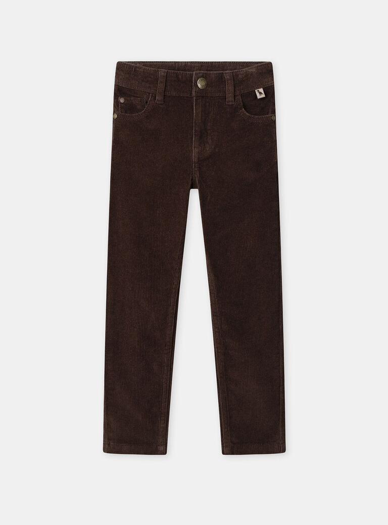 Brown PANTS Brown PANTS NLEDUAGE / 25H3PGT1PAN816