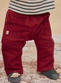Purple-red fleece pants GAPETER / 23H1BGQ2PANF511