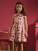 Off white DRESS MOCOLETTE / 25E2PFJ1ROB001