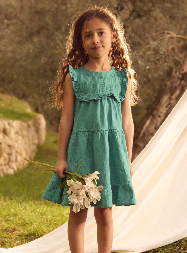 Blue DRESS MLERETTE / 25E2PFO1ROBC242