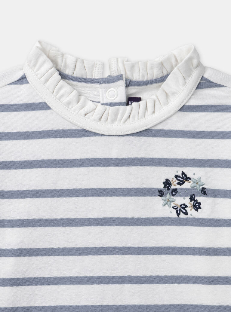 Off white TEE SHIRT LS NLOTILETTE / 25H2PFW1TML009