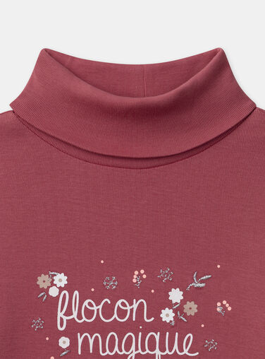 Strawberry rose TURTLE NECK NRAPOLETTE / 25H2PFV1SPL308