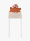 Baby boy camel and beige fox hat BIOREL / 21H4BGD1BON809
