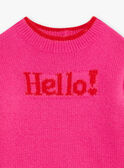Hello magenta sweater GLOPULETTE 1 / 23H2PFM2PUL509