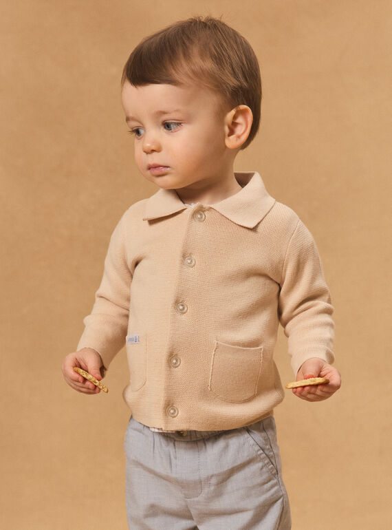 White KIDS CARDIGAN MAEMILE / 25E1BGL1GILA016
