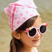Pink poplin bandana child girl