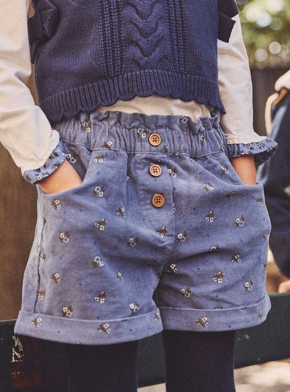 Greyish blue SHORTS NUSHORETTE / 25H2PFQ1SHO205