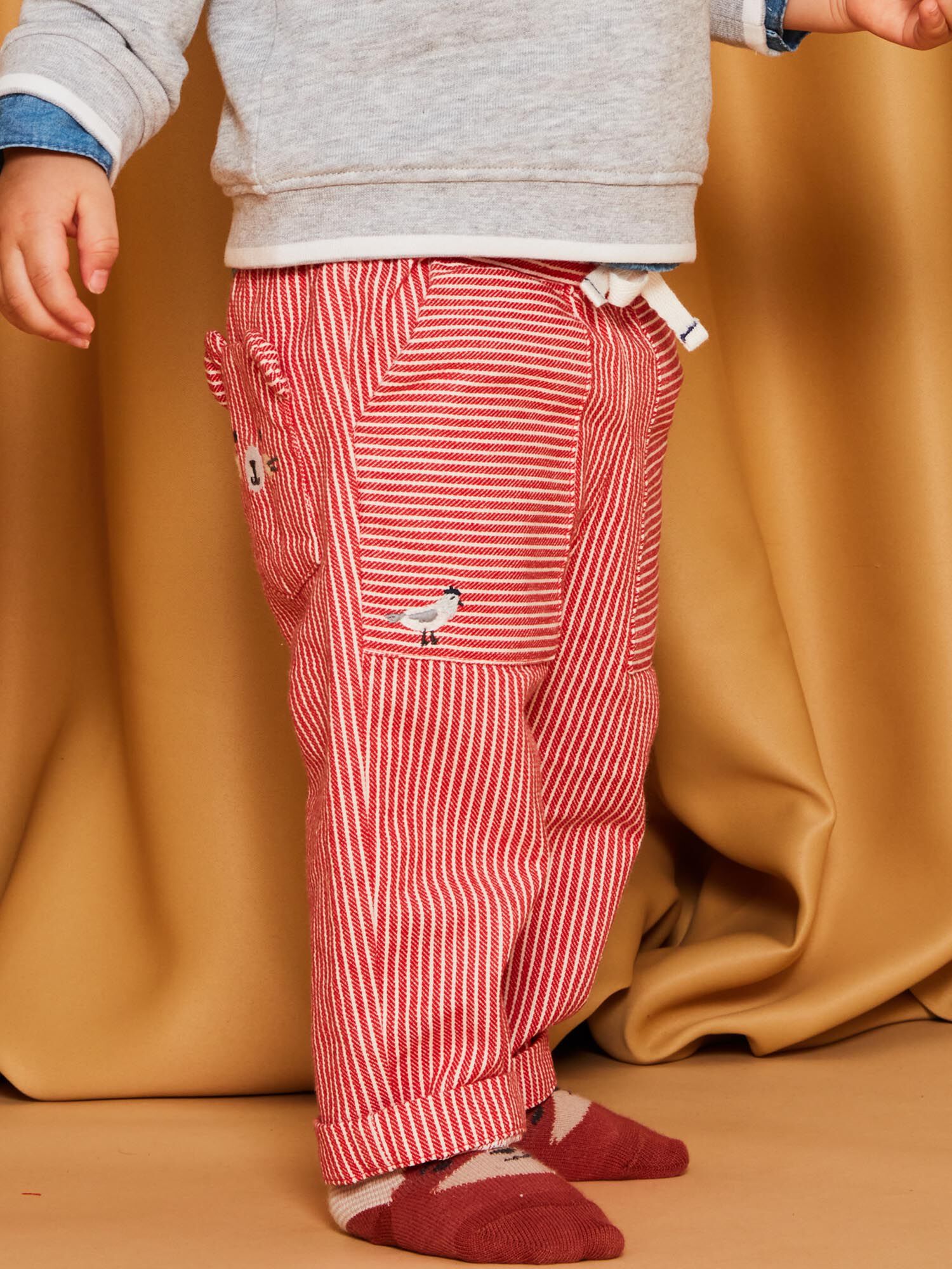 Striped pants top for boys