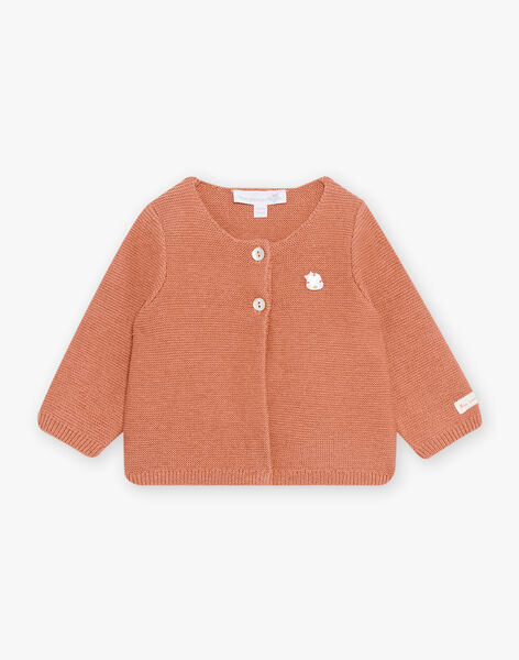 Baby Girl Old Pink Knit Vest DOLCE / 22H0CF11CAR303