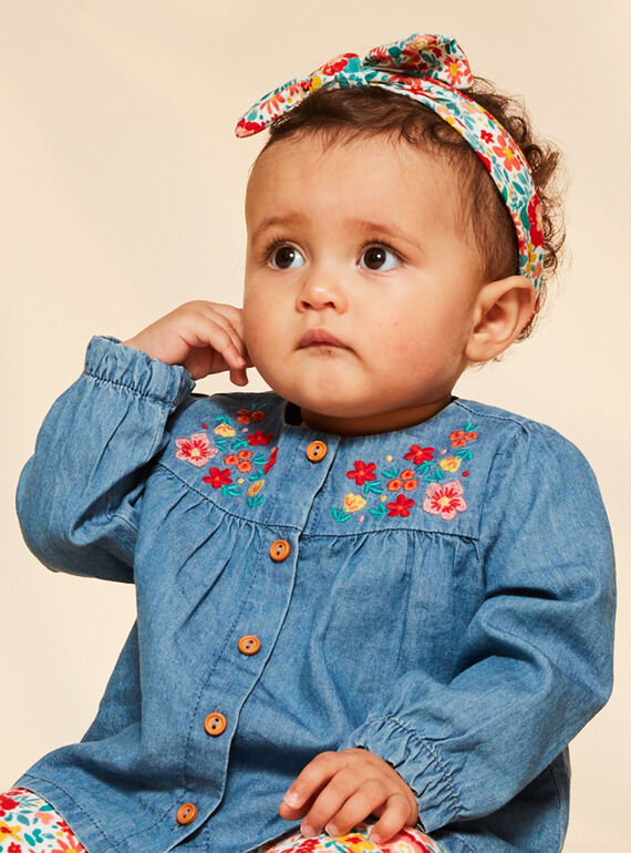 Floral print headband FADORINE / 23E4BFB1BAN001