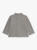 Mid-gray fleece T-shirt GASEDOU / 23H1BGR2TMLJ908