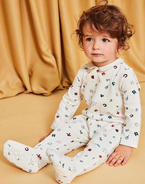 Fancy print velvet sleep suit DECONSTANT / 22H5BGW2GREA001