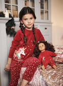 Mon Adorable Poupée doll set T-shirt and pyjama bottoms SMAFA0051NOEL / 23J7GF34HPO099