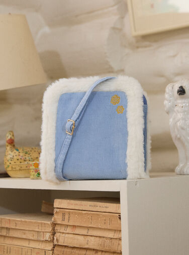 Greyish blue BAG AND POUCH Greyish blue BAG AND POUCH LAREINETTE / 24H4PFS1BES205